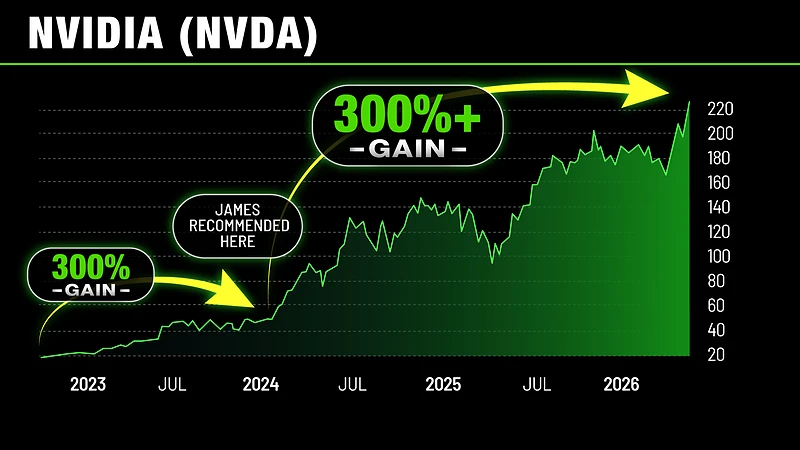 nvidia stock up another 300% and some change since then